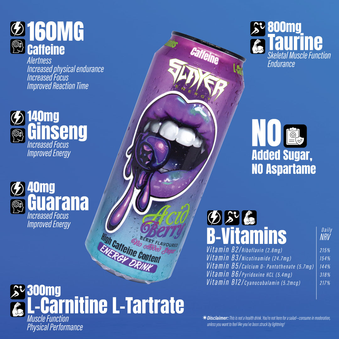 Slayer Energy - Acid Berry - Sugar free
